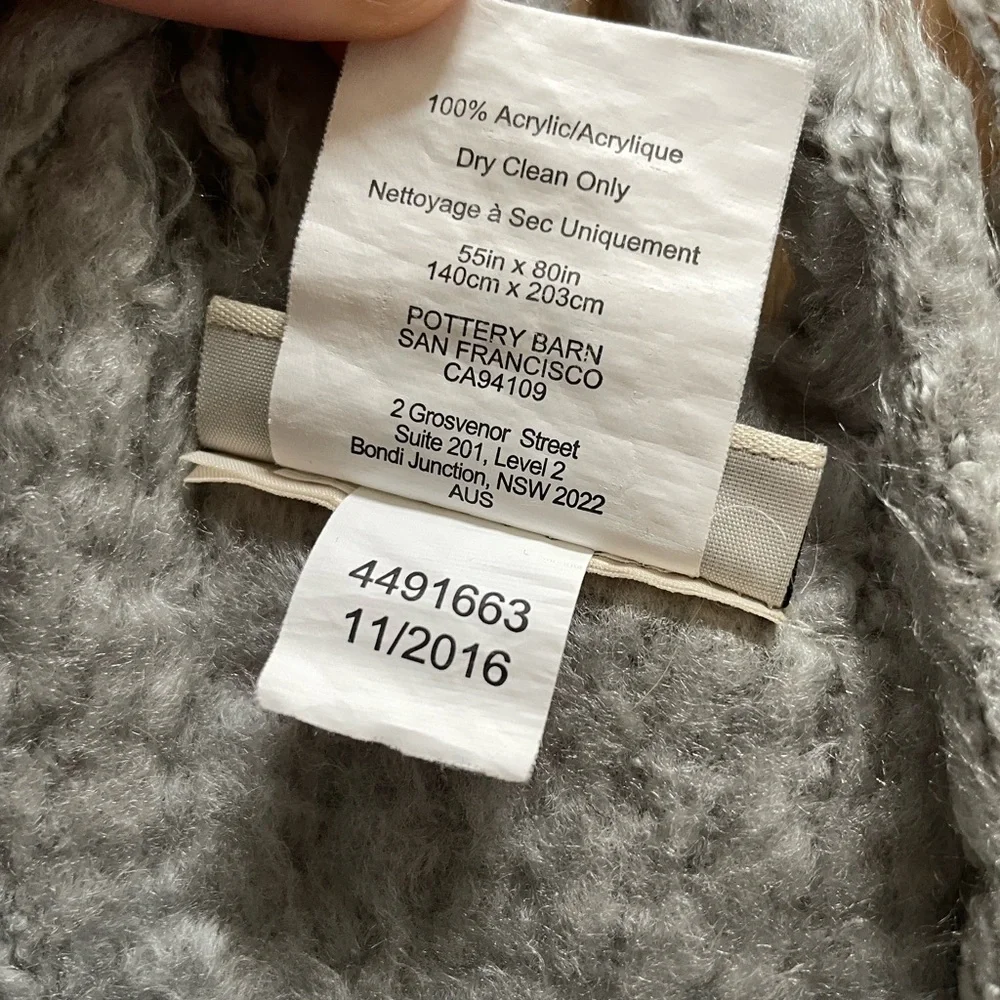 Pottery Barn Throw Blanket